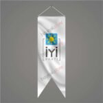 İyi Parti Beyaz Kırlangıç Bayrak 50x150 cm