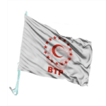 BTP Otofors Bayrağı Beyaz 30×45 Cm