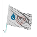 Deva Partisi Otofors Bayrağı Beyaz 30×45 Cm
