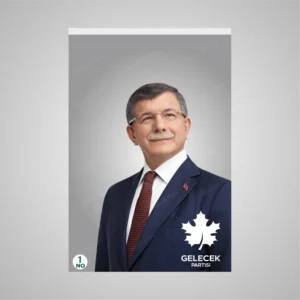 Ahmet Davutoğlu Posteri Tüm Ebatlarda Raşel