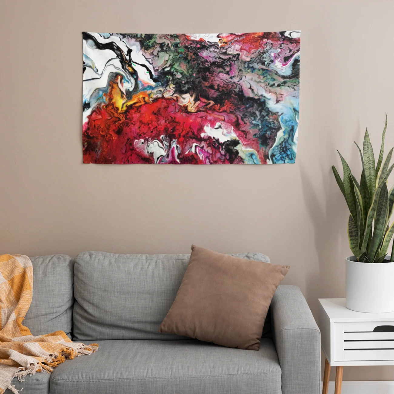 Fluid Art Duvar Örtüsü Satın Al