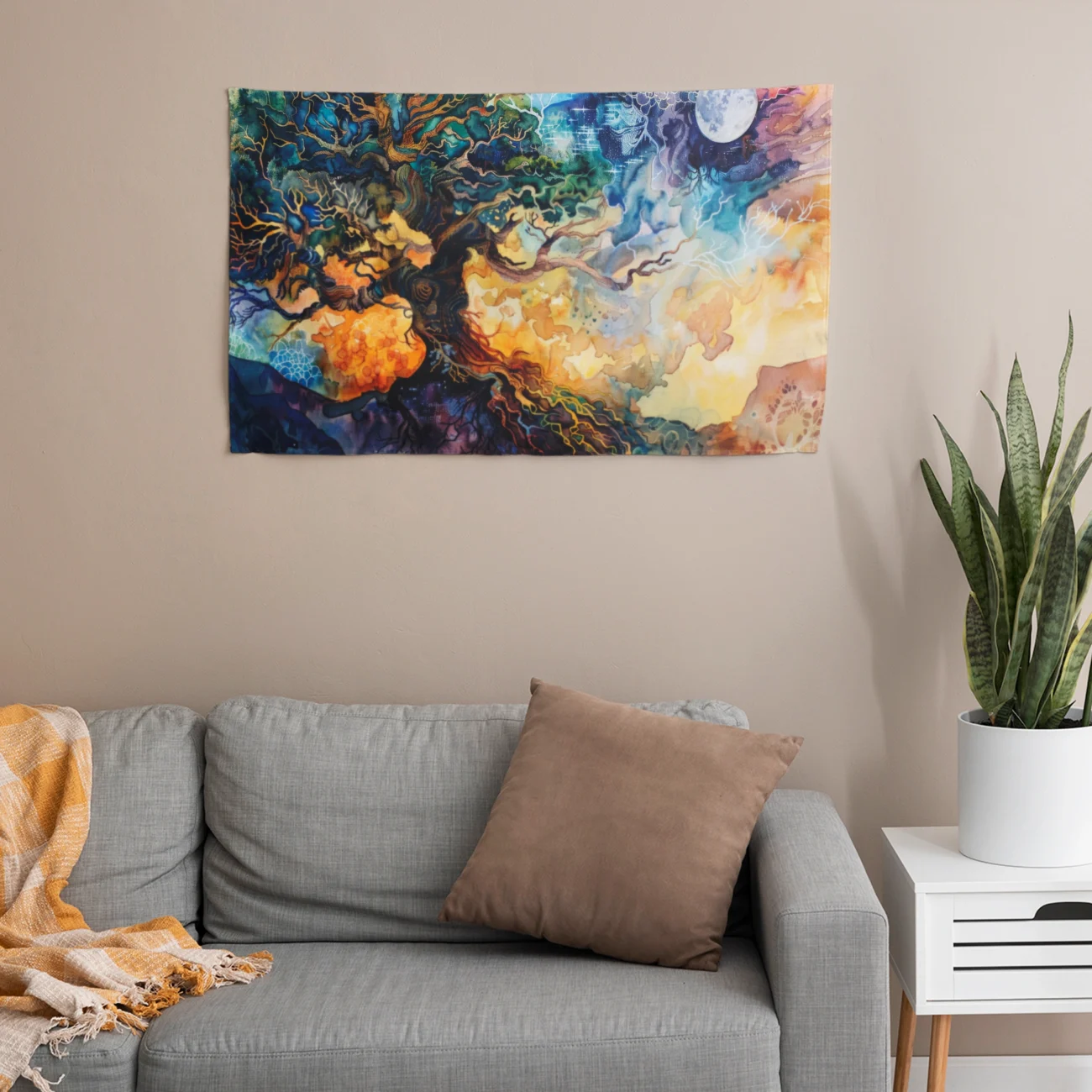 Hayat Ağacı Duvar Duvar Örtüsü Satın Al