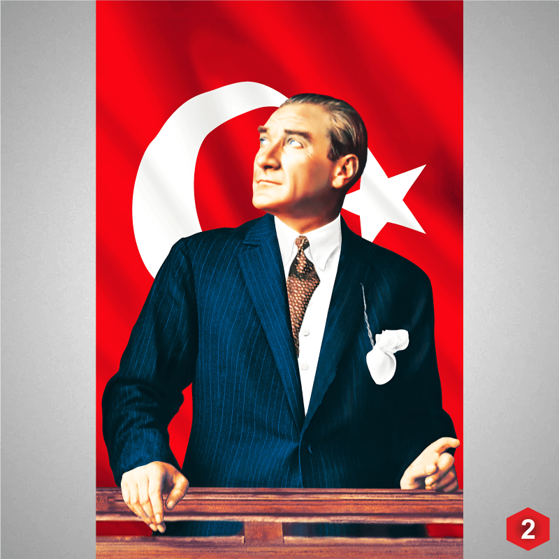 Atatürk Posteri 2 No