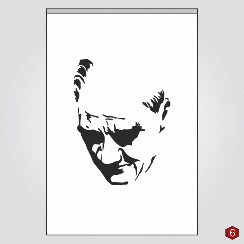 Atatürk Posteri 6 No