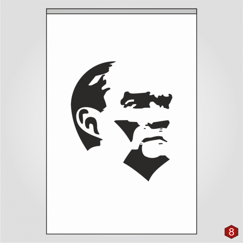 Atatürk Posteri 8 No
