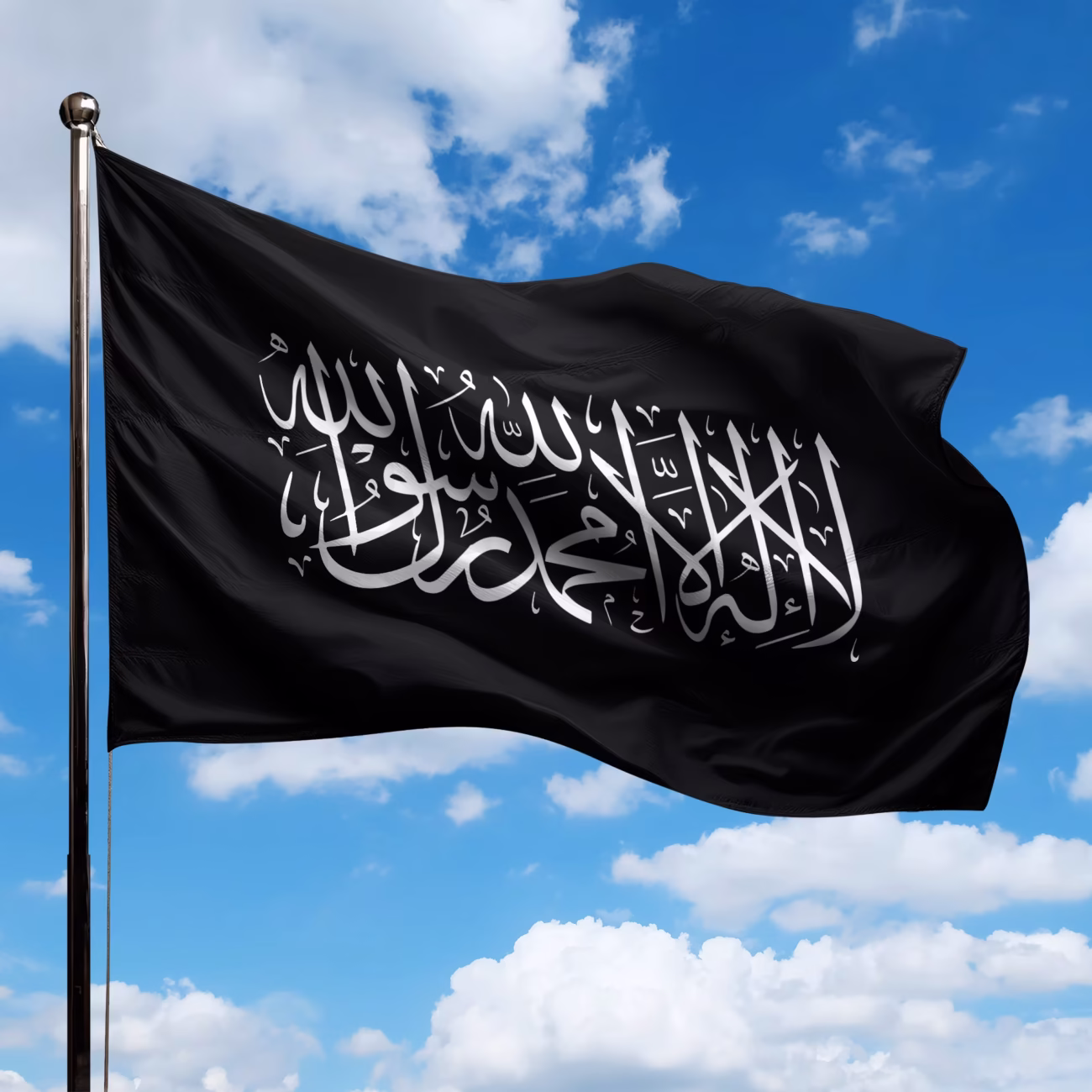 Siyah Kelime-i Tevhid Bayrağı