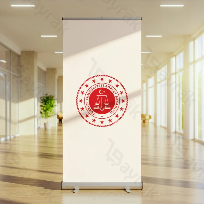 Adalet Bakanlığı Roll Up Banner - Görsel 2