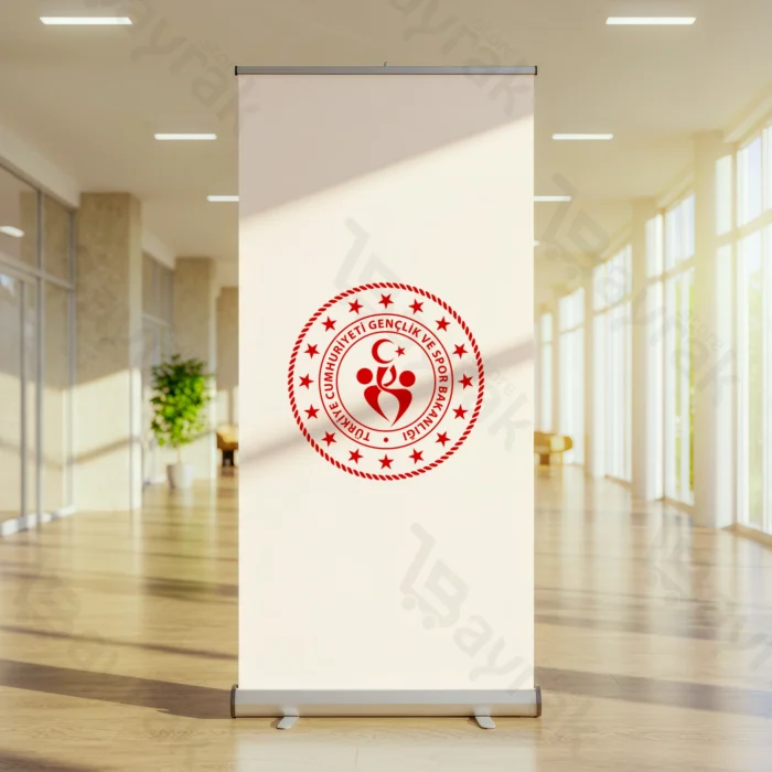 Gençlik ve Spor Bakanlığı Roll Up Banner - Görsel 2