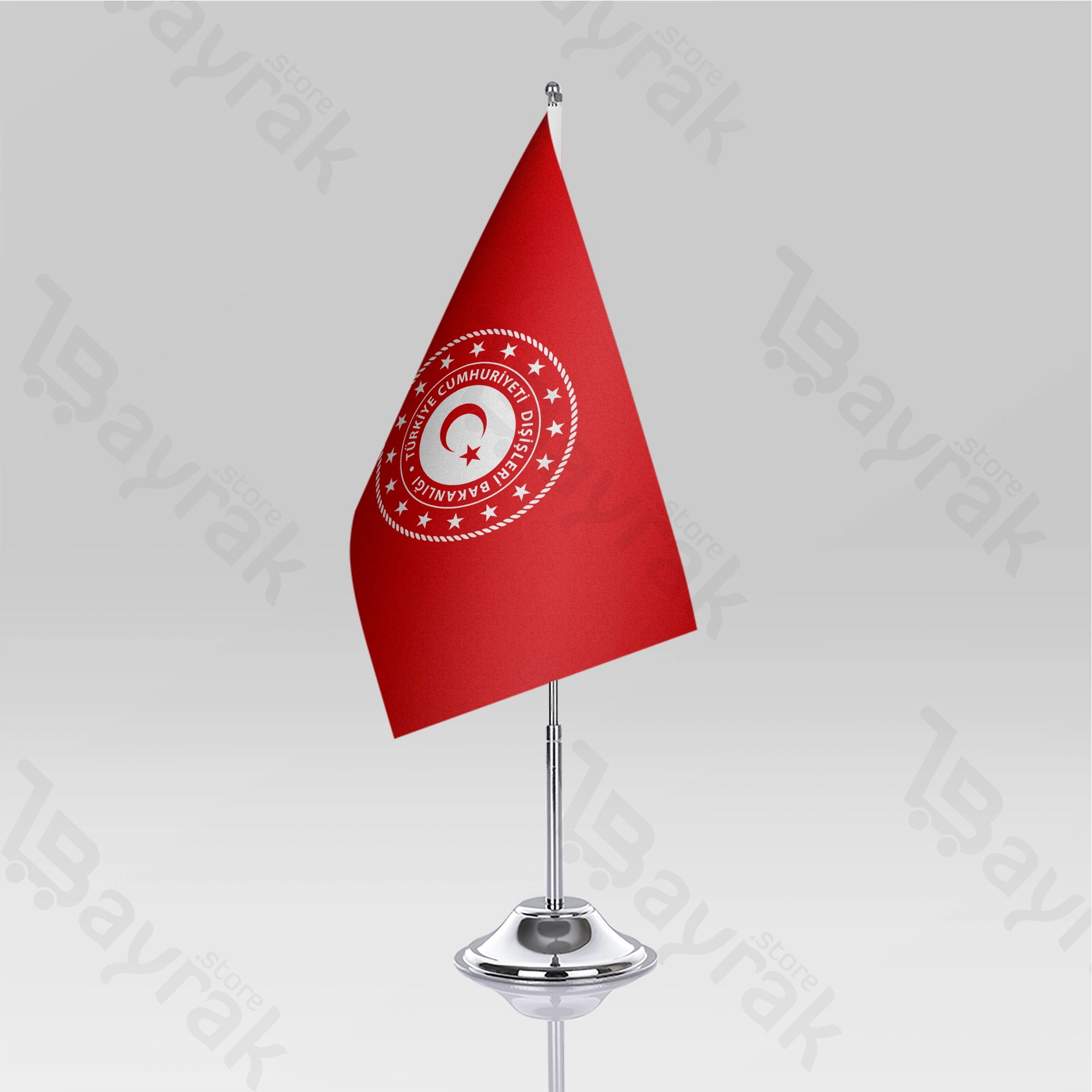 Dışişleri Bakanlığı Masa Bayrağı kırmızı 1 Dışişleri Bakanlığı Masa Bayrağı - Görsel 1