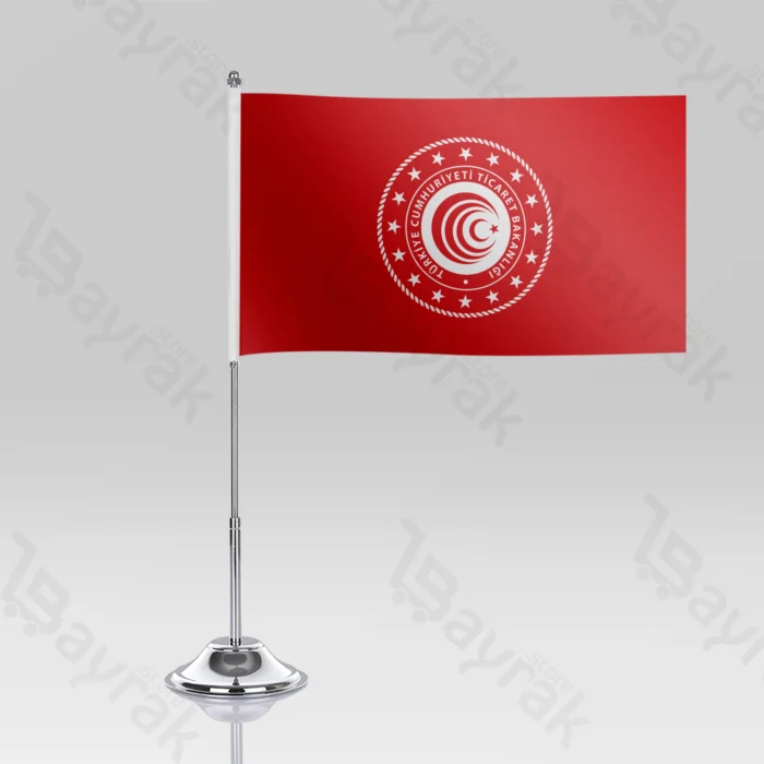 Ticaret Bakanlığı Masa Bayrağı - Görsel 2