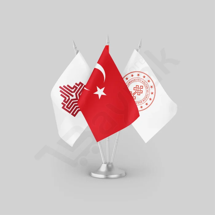 Vakıflar Genel Müdürlüğü Masa Bayrağı - Görsel 4