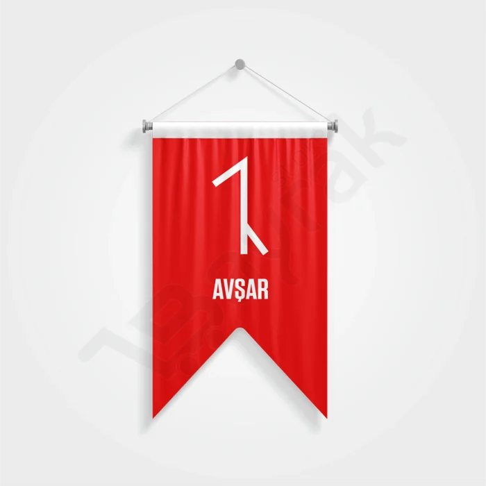 24 Oğuz Boyu Kırlangıç Bayrak Seti - Görsel 4