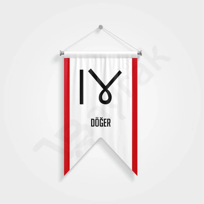 24 Oğuz Boyu Kırlangıç Bayrak Seti - Görsel 12