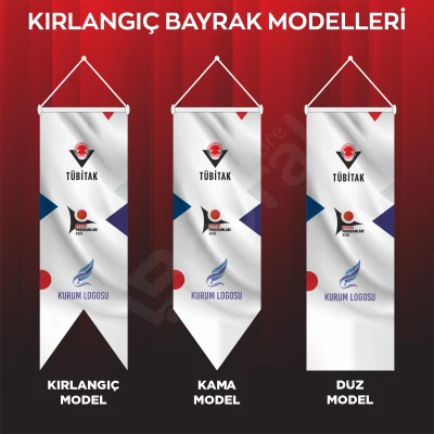 tubitak kirlangic bayrak gorselleri bayrağı
