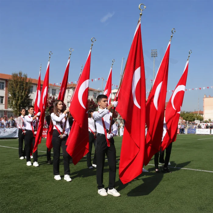 Türk Bayrağı Tören Takım Seti - Görsel 2