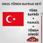 Türk Bayrağı Tören Takım Seti